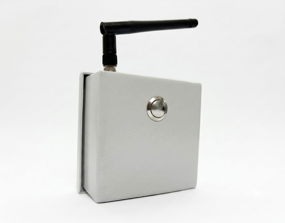 ABHAY endpoint push-button unit, side profile